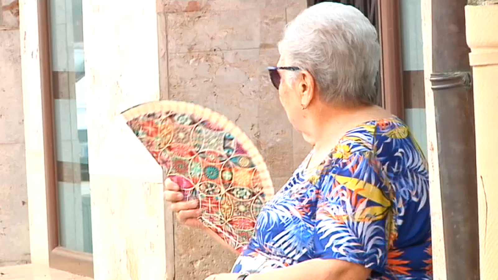 Dona amb un palmito