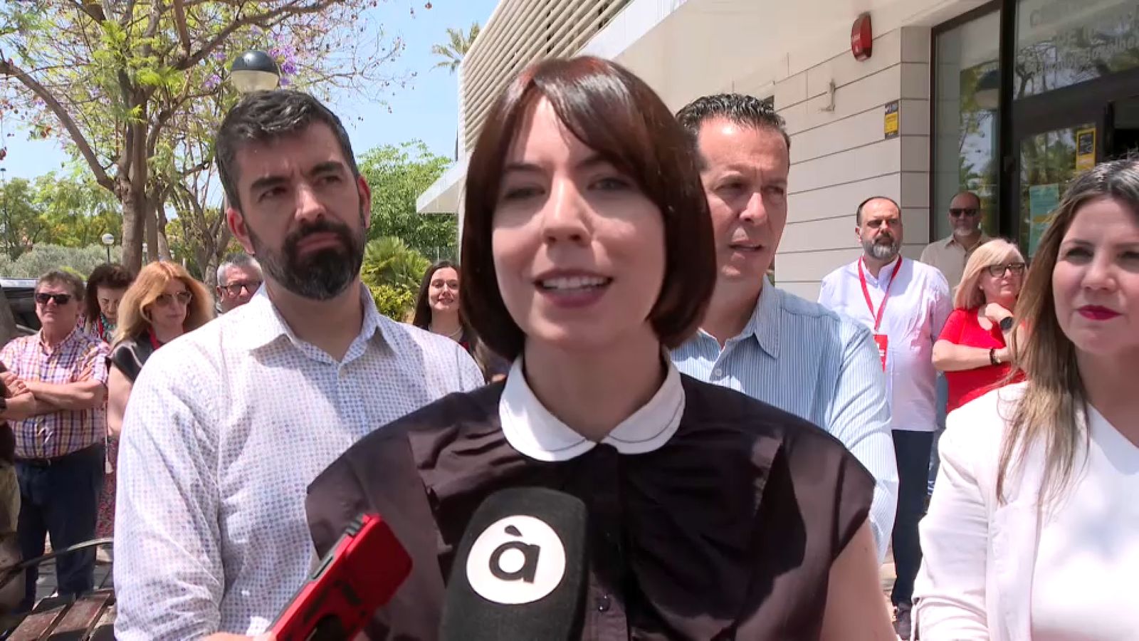 La líder del PSPV Diana Morant, en un acte a Alacant