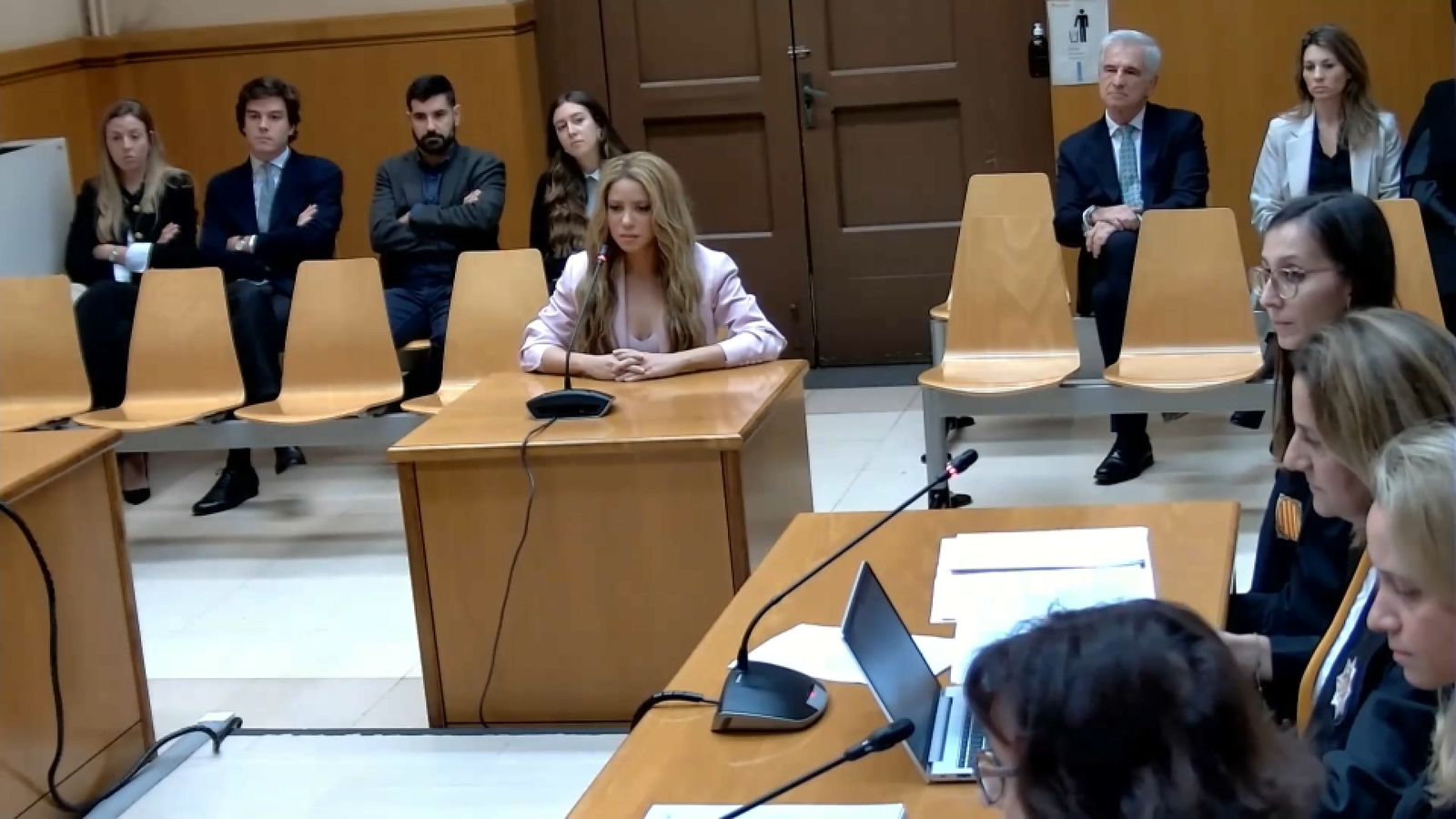 La cantant colombiana Shakira declara en el judici per frau fiscal a Barcelona