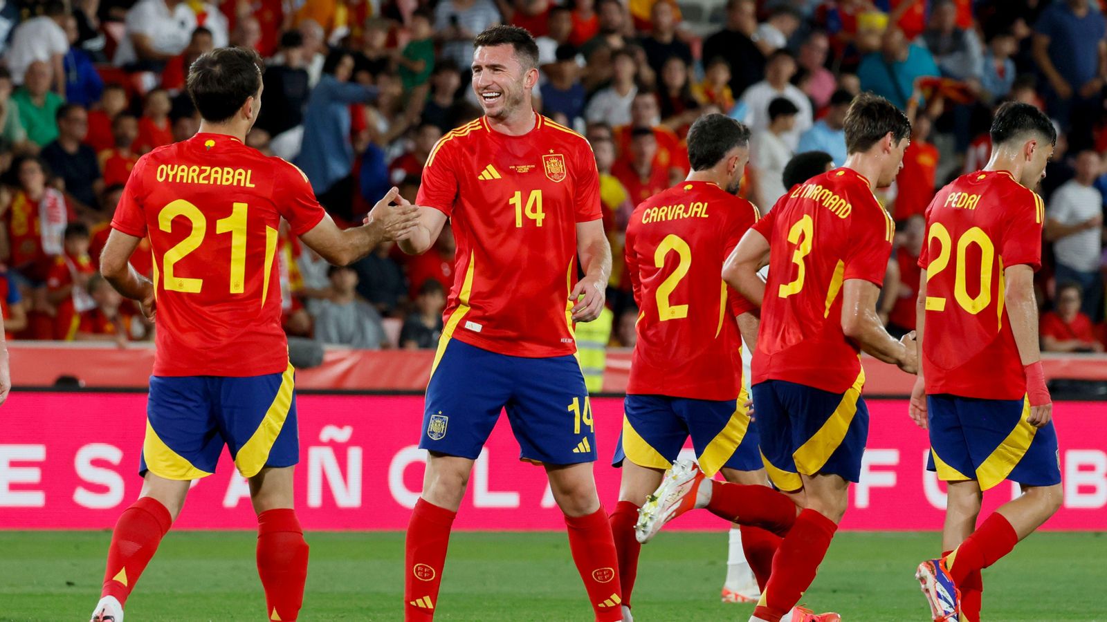 El defensa de la selecció espanyola, Aymeric Laporte El defensa de la selecció espanyola, Aymeric Laporte