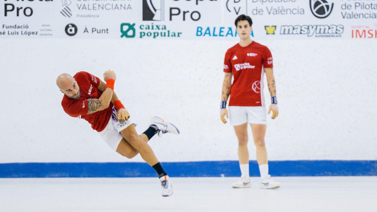 Vicent i Brisca durant la partida de dimecres