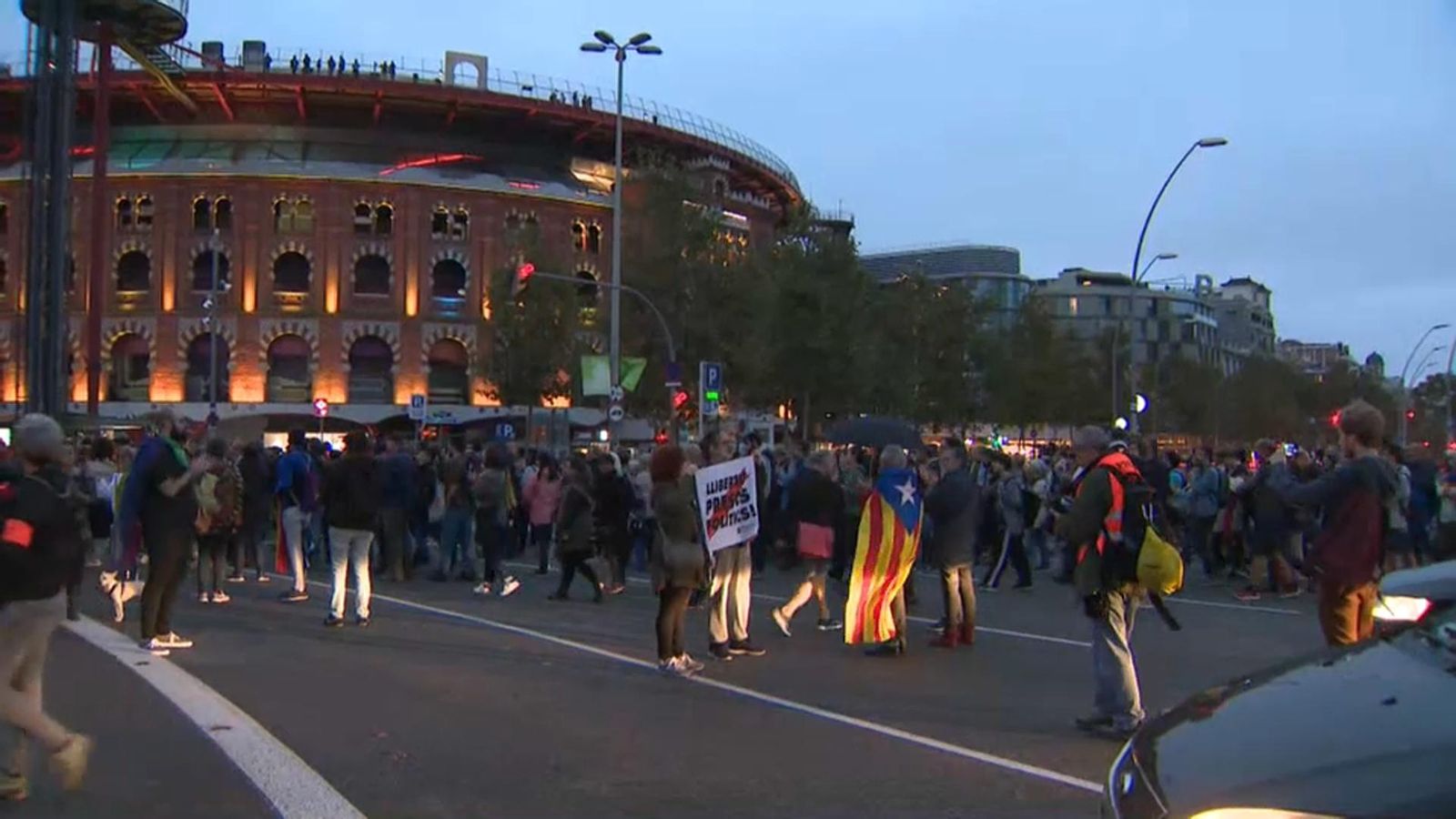 Nova jornada de concentració ciutadana a Barcelona