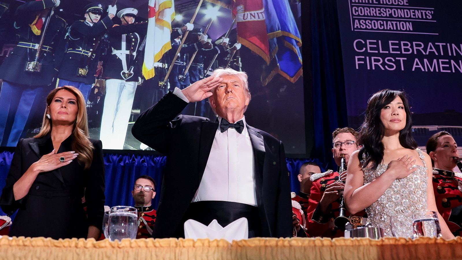 Trump en l'obertura del sopar de corresponsals de la Casa Blanca