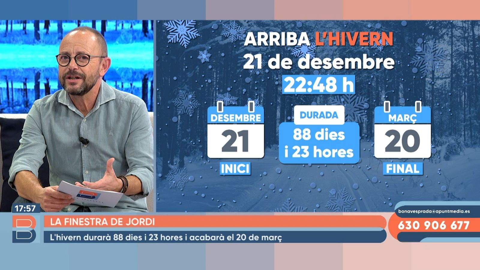 21.12.2022 | Arriba un hivern sense fred