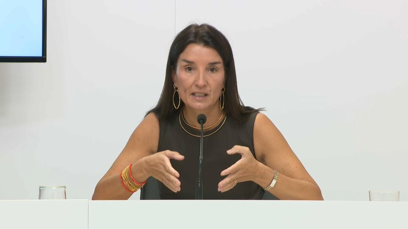 La portaveu i consellera d'Hisenda, Ruth Merino, este dimarts a Alacant