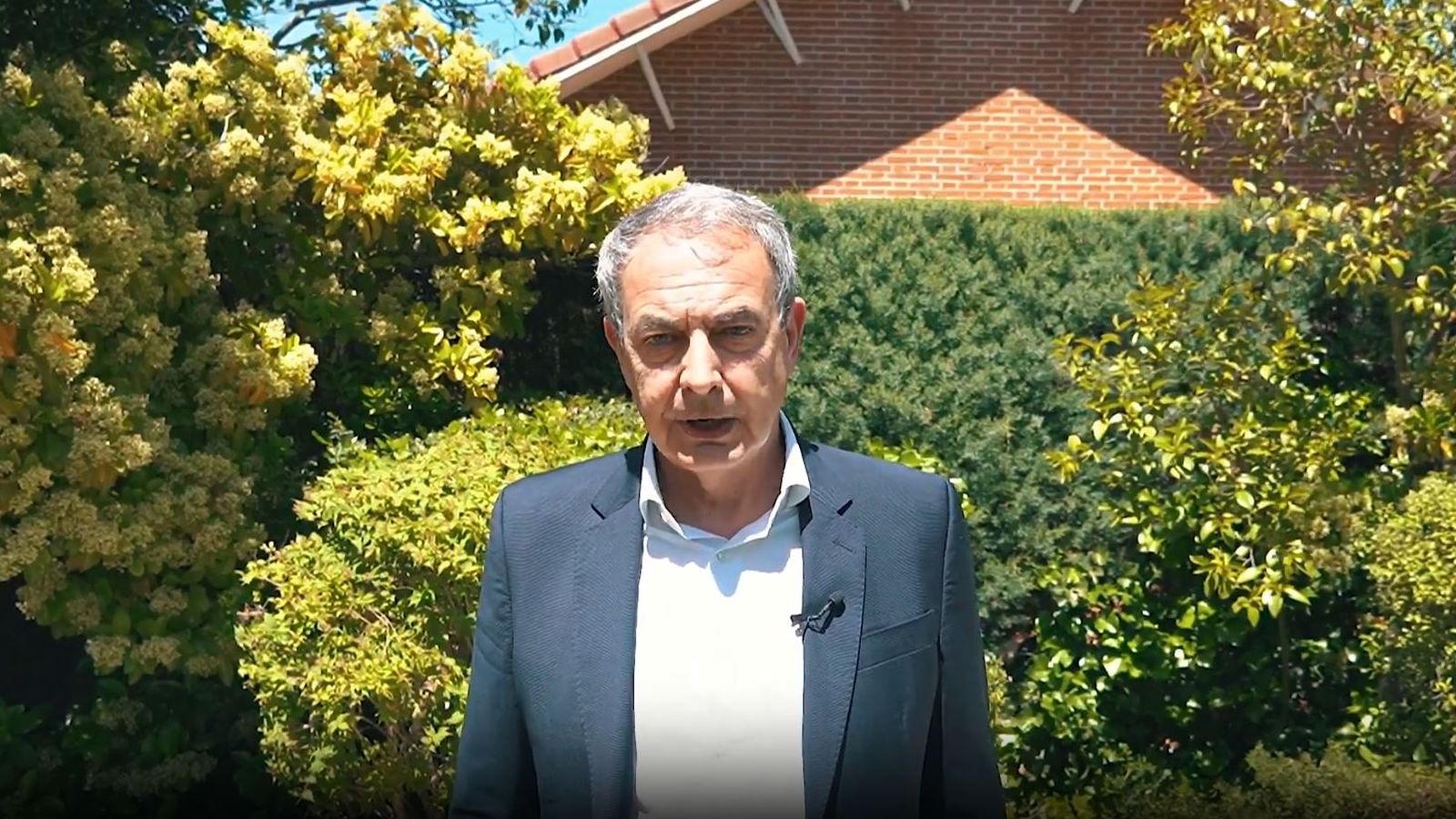 L'expresident Zapatero, en un vídeo remés als mitjans este dimarts