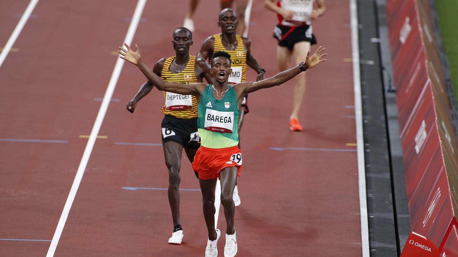 Barega ha sigut el primer en arribar a meta en la final de 10.000 metres