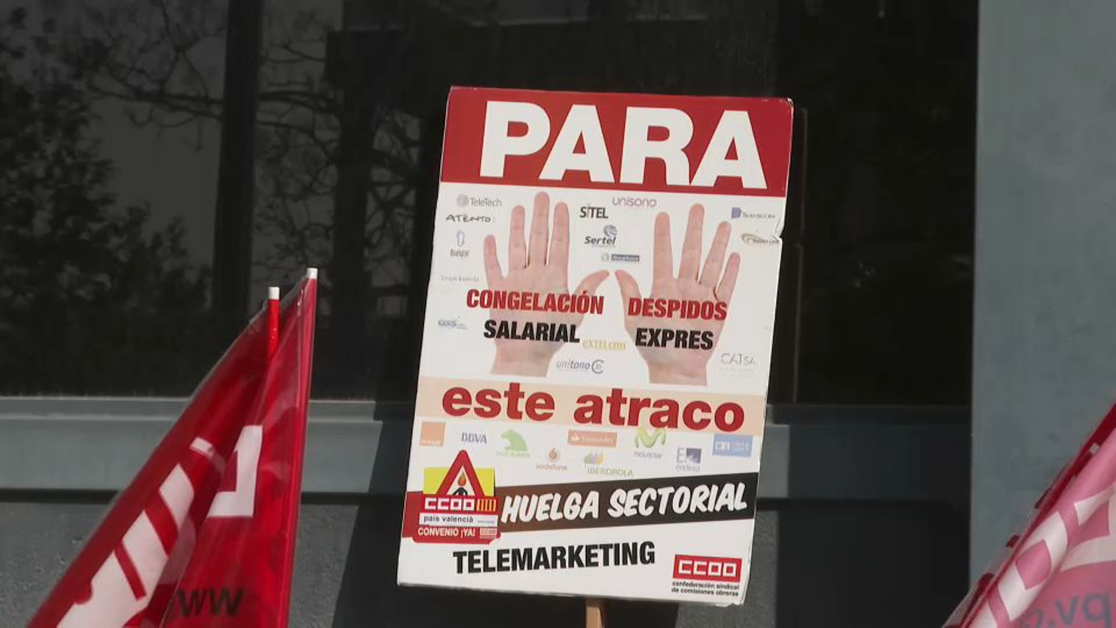 Cartell de la vaga aquest divendres a València