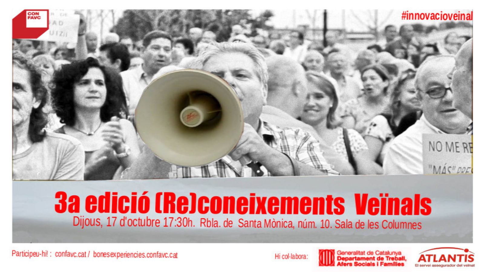 Cartell dels premis que concedeix la Confavc.