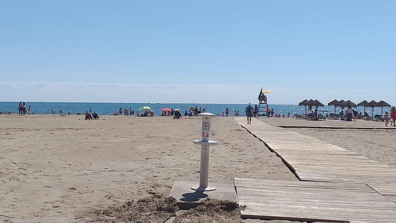 Imatge d'arxiu de la platja, a València