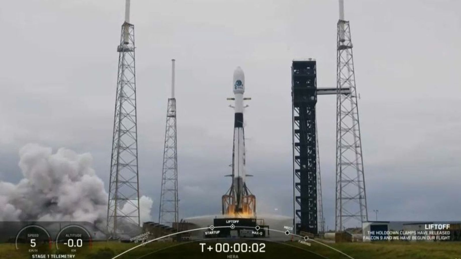 S'enlaira Hera, la primera missió de defensa planetària europea