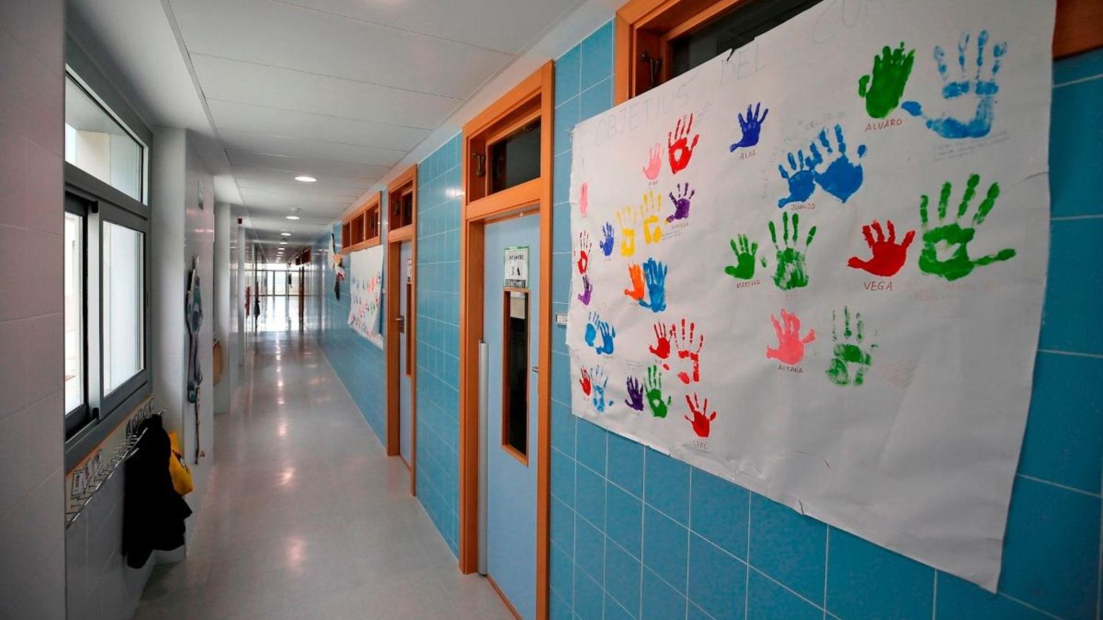 Interior d'un centre escolar a la Comunitat Valenciana