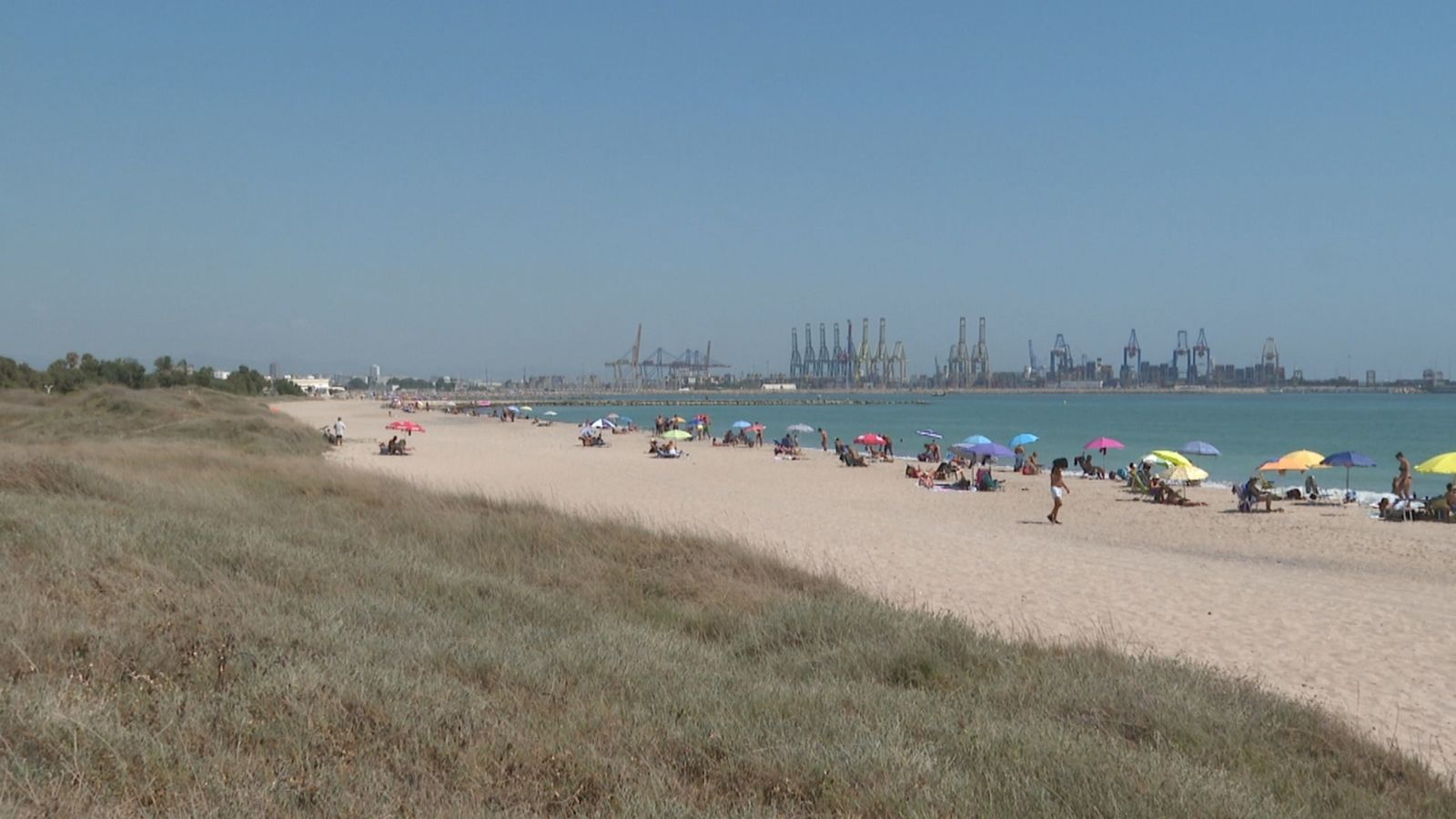 Una imatge de la platja del Saler de València