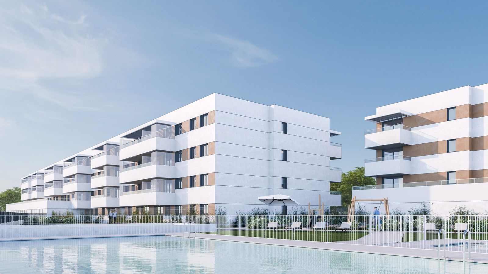 Una recreació de la promoció projectada a Sant Joan d'Alacant