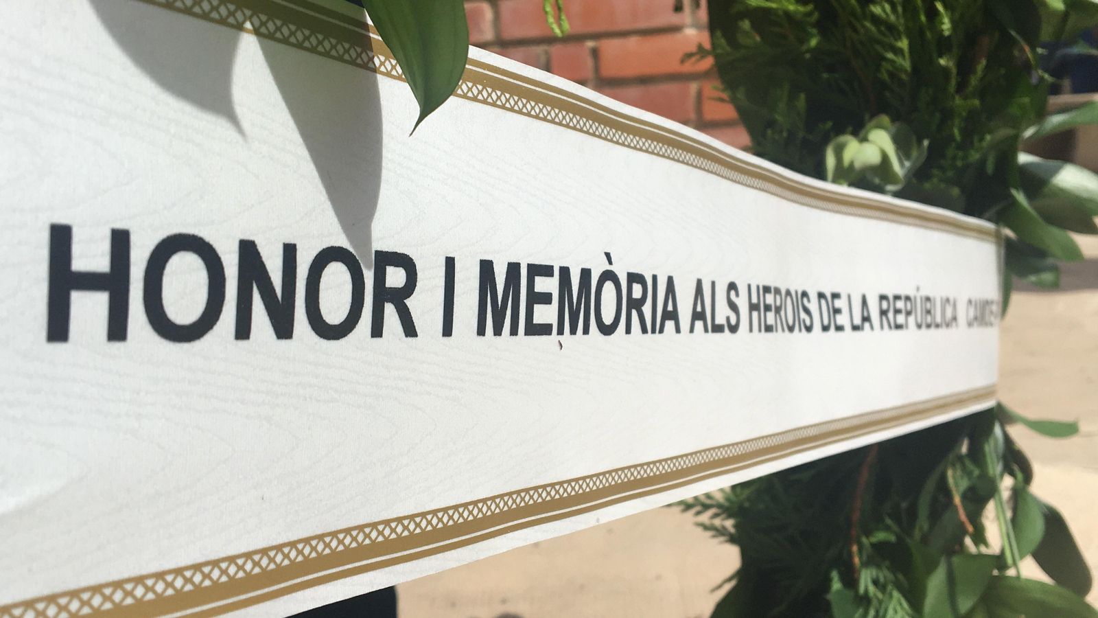 Acte commemoratiu en el Cementeri Municipal de Sueca, realitzat el 24 d’agost de 2021  en record de Virtudes Cuevas, Amado Granell i Joaquín Tarín. (Fotografies: Eduard Torres.)