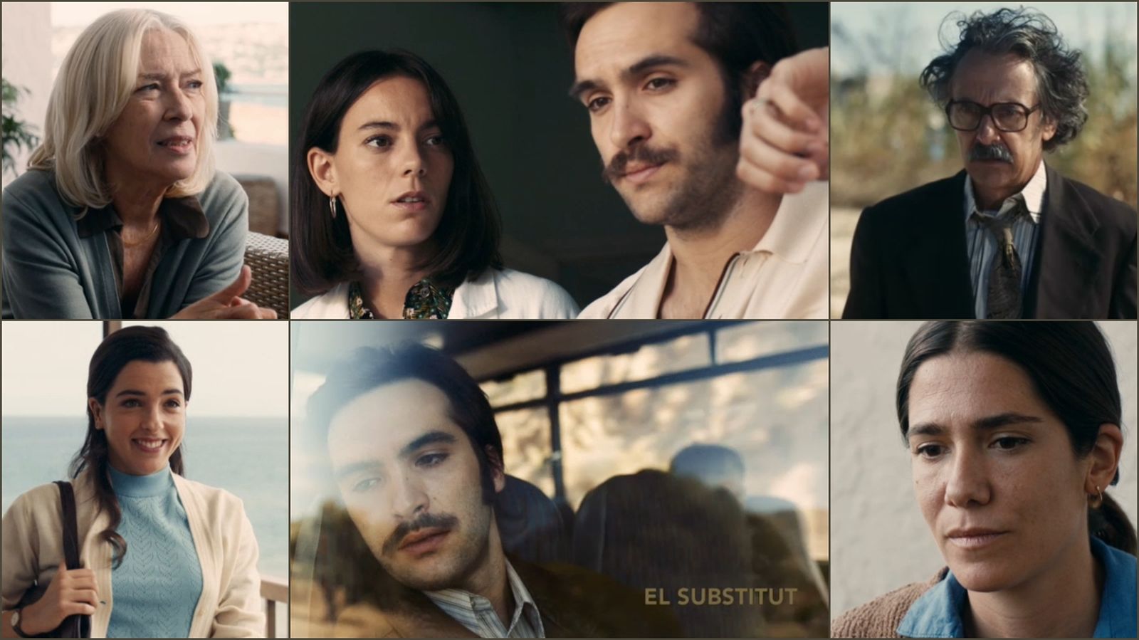 Susi Sánchez, Vicky Luengo, Ricardo Gómez, Pere Ponce, Nuria Herrero i Bruna Cusí en 'El substitut'