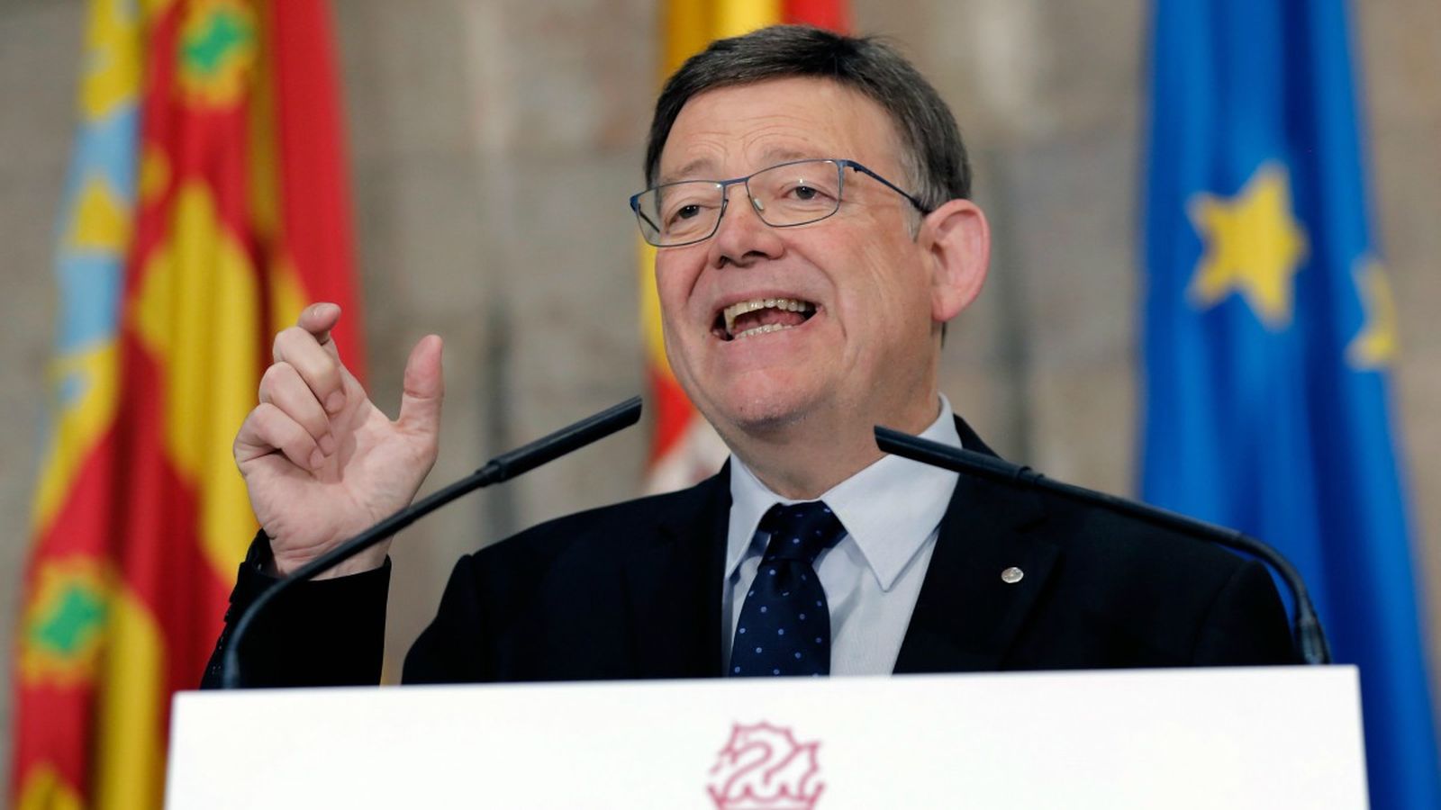 Ximo Puig, al Palau de la Generalitat