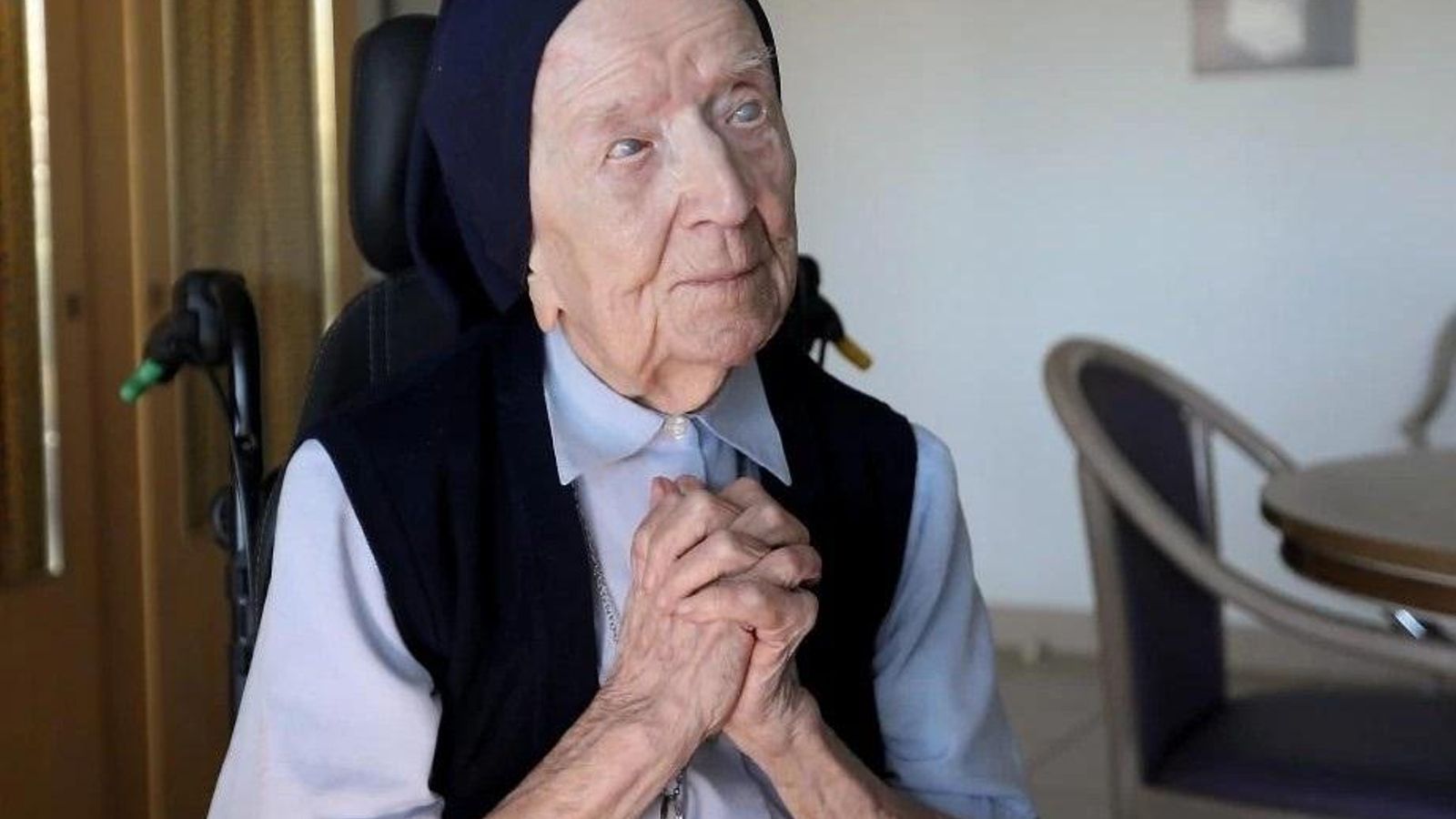 La monja francesa Lucile Randon, coneguda com a sor André