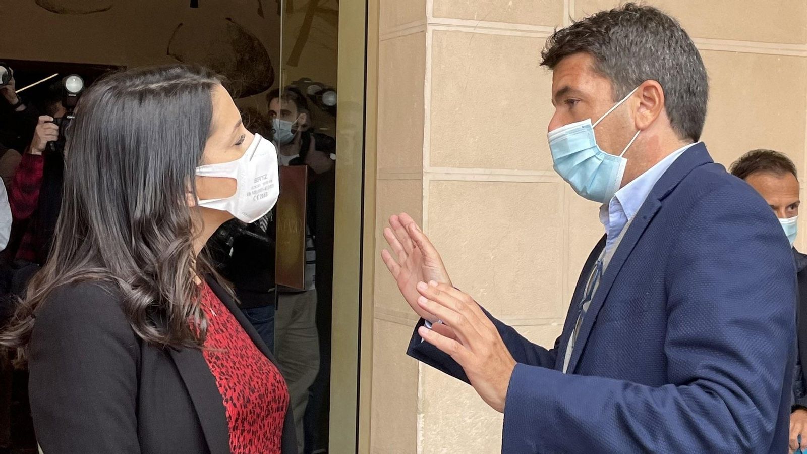 Inés Arrimadas i Carlos Mazón, aquest divendres a Alacant Inés Arrimadas i Carlos Mazón, aquest divendres a Alacant