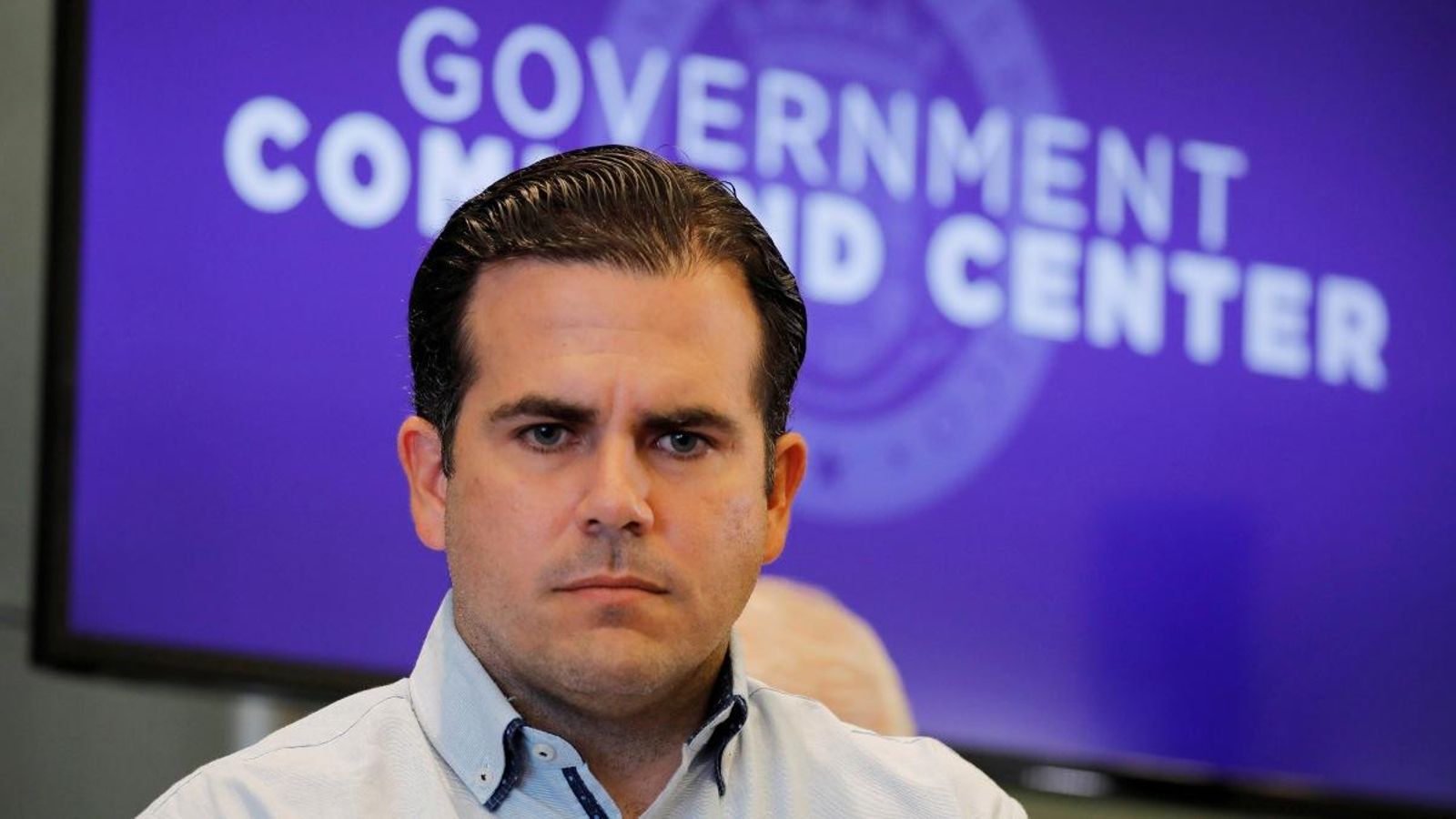 El governardor de Puerto Rico Ricardo Rosselló