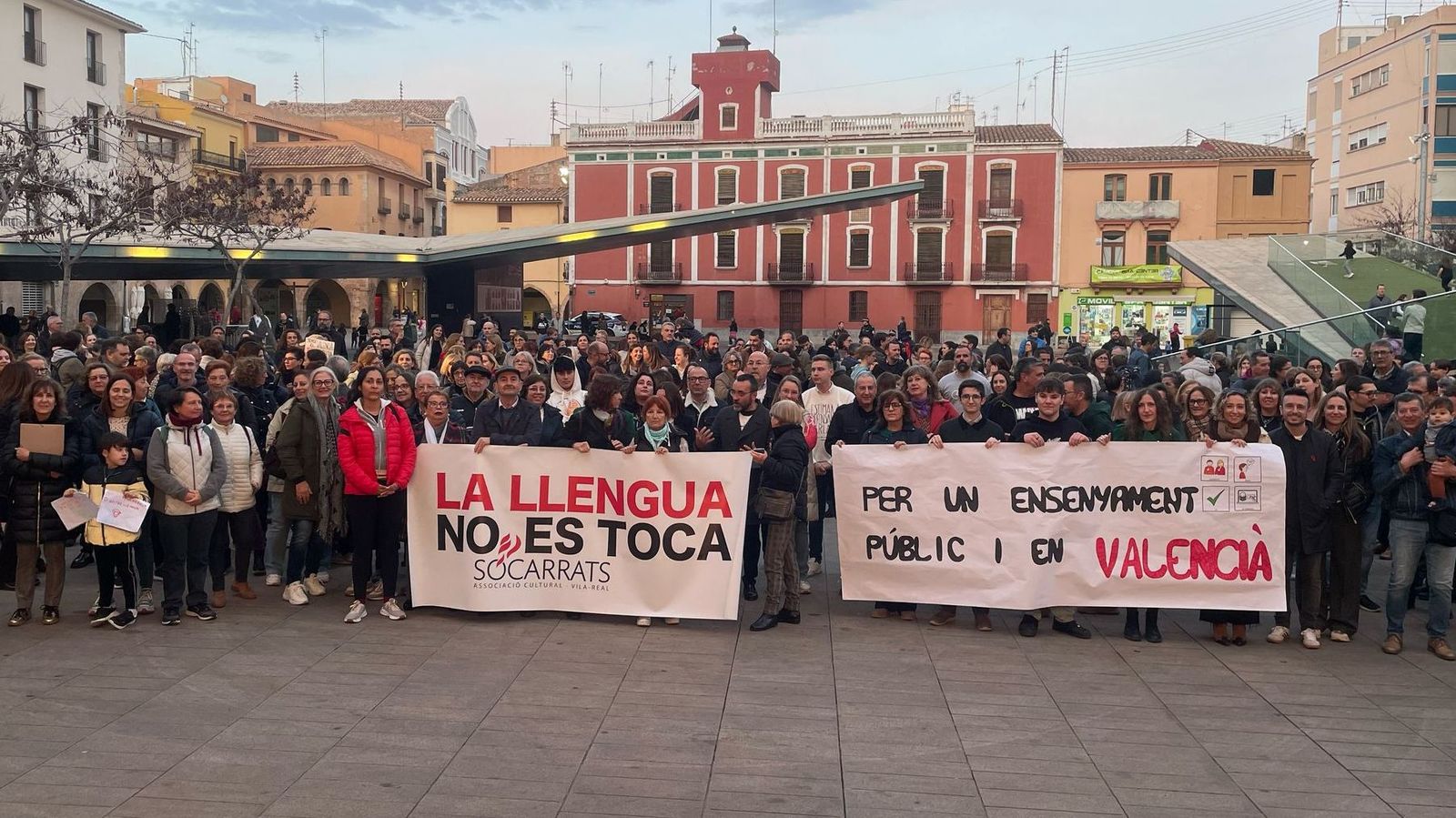 La protesta a Vila-real