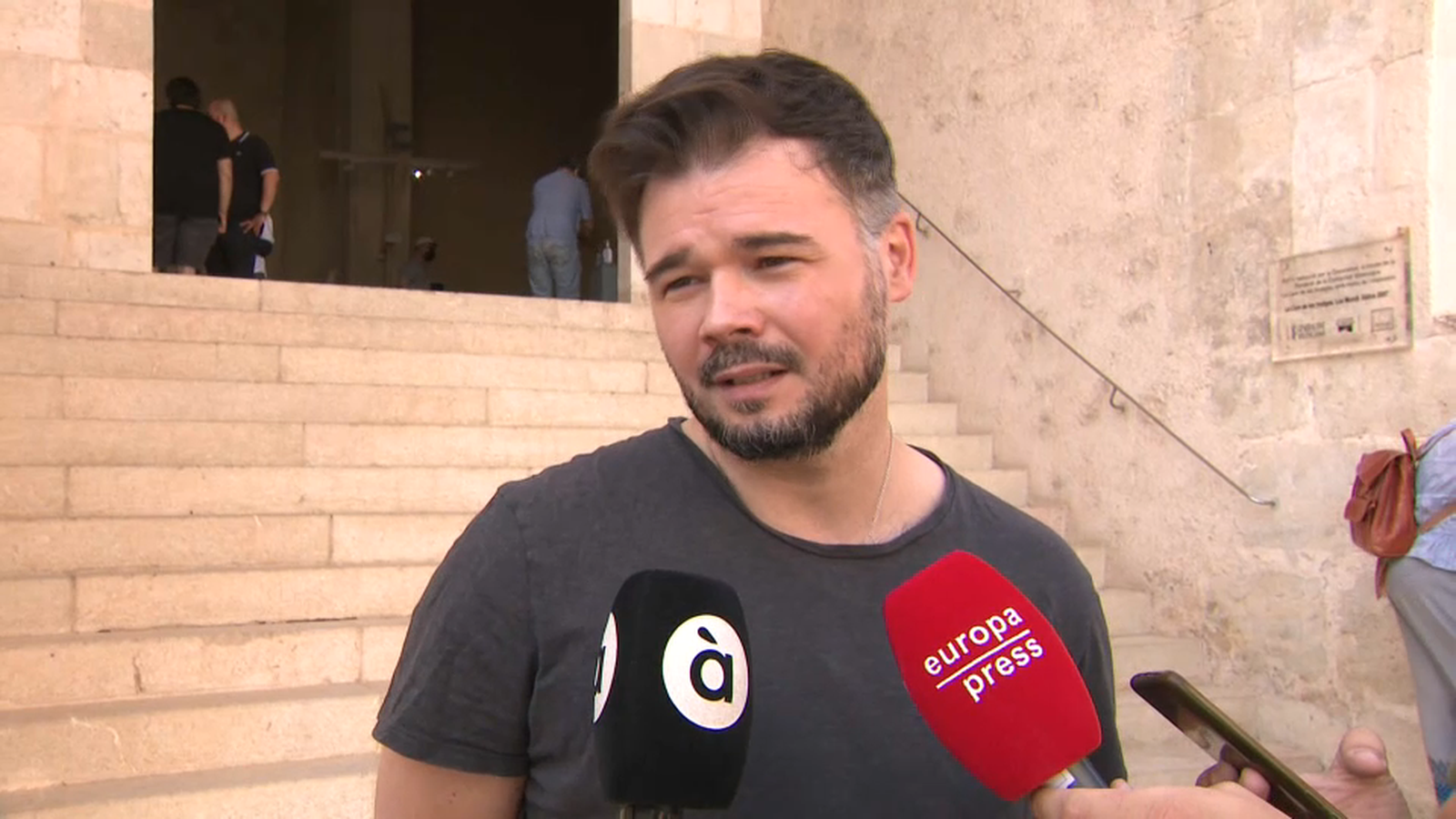Rufián a l'acte 'Xàtiva Republicana' aquest diumenge