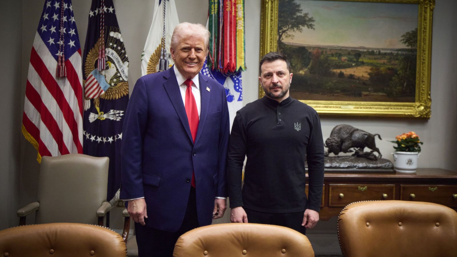 Trump i Zelenski, en una imatge d'arxiu