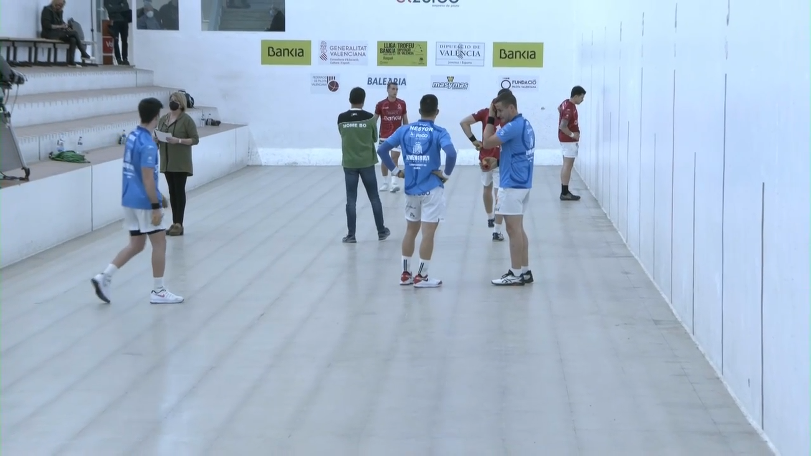 Lliga Bankia de raspall des del trinquet de Bellreguard