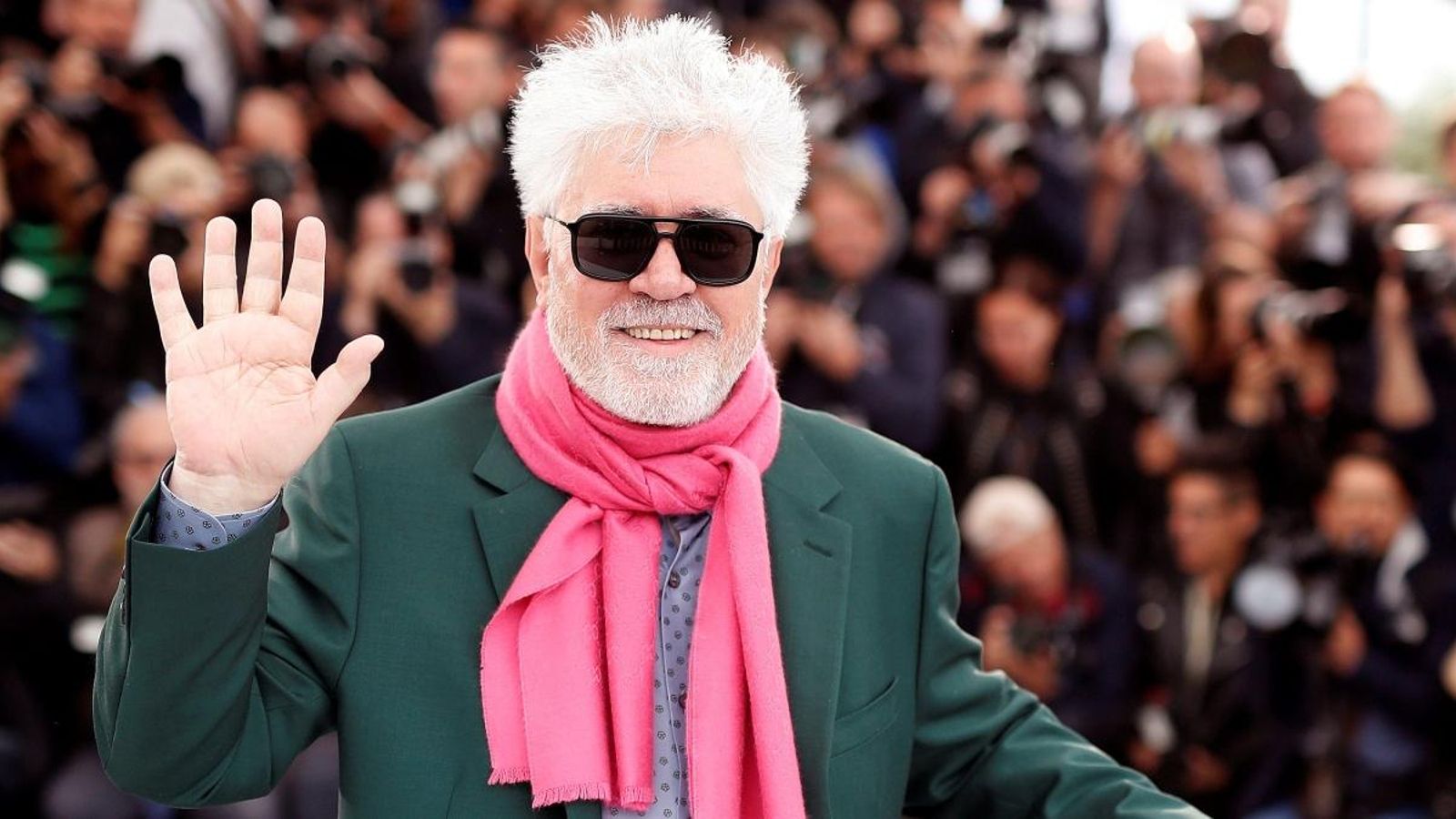 Pedro Almodòvar al Festival de Cannes durant la presentació de 'Dolor i Glòria'