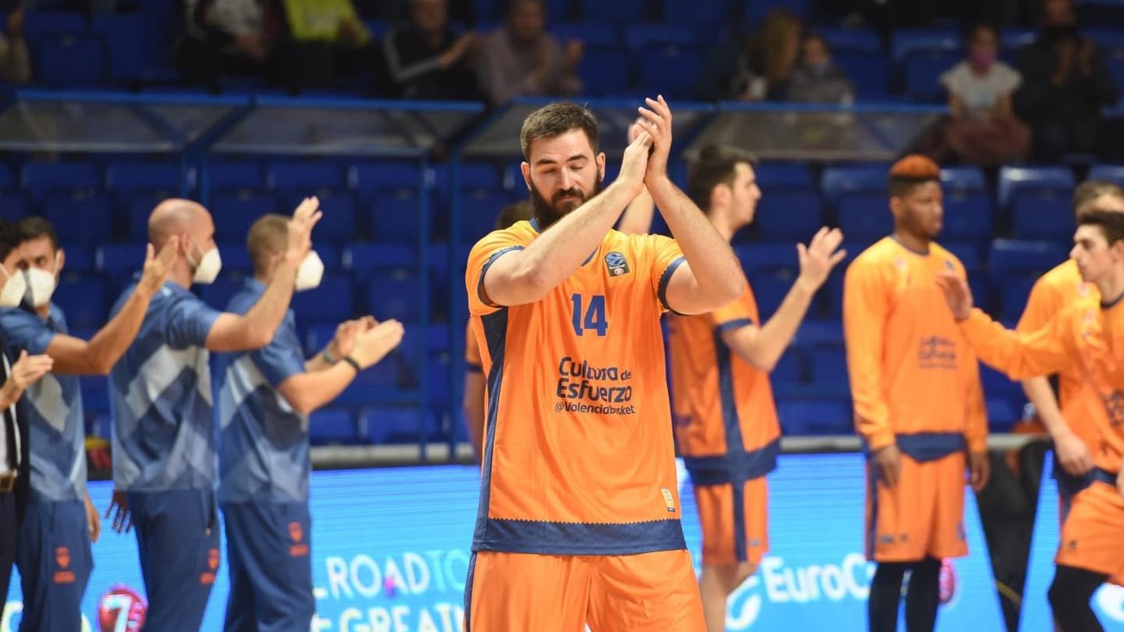 Dubljevic rep l'ovació de la que va ser la seua afició