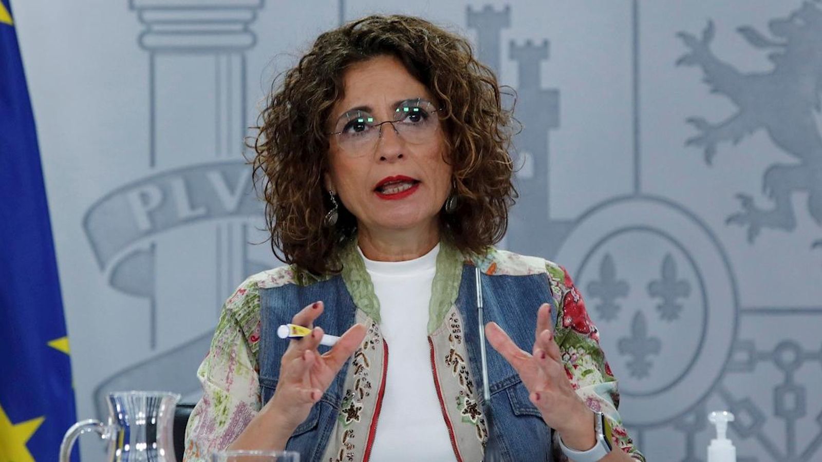 María Jesús Montero, durant la roda de premsa posterior al Consell de Ministres