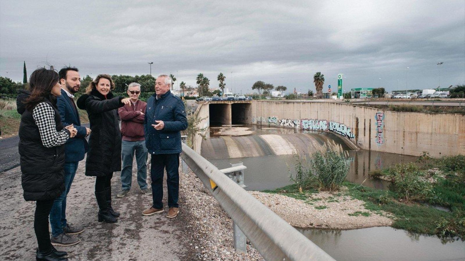 Una de les zones on s'estan duent a terme els treballs de neteja