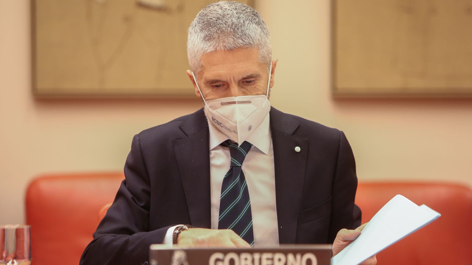 El ministre de l'Interior, Fernando Grande-Marlaska