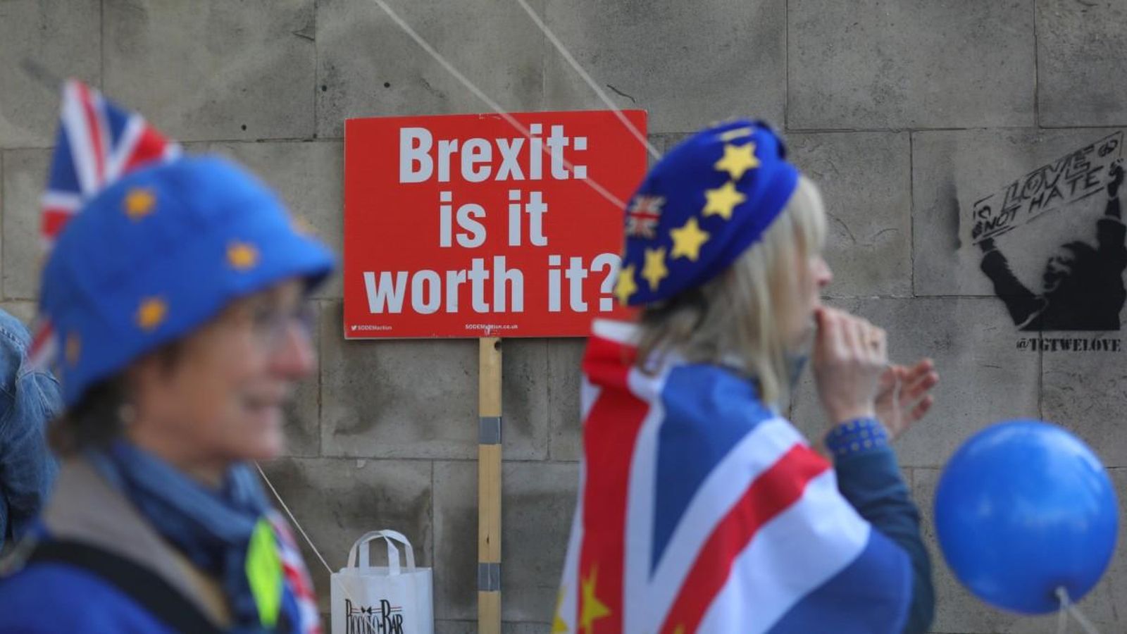Protesta contra el Brexit a Londres