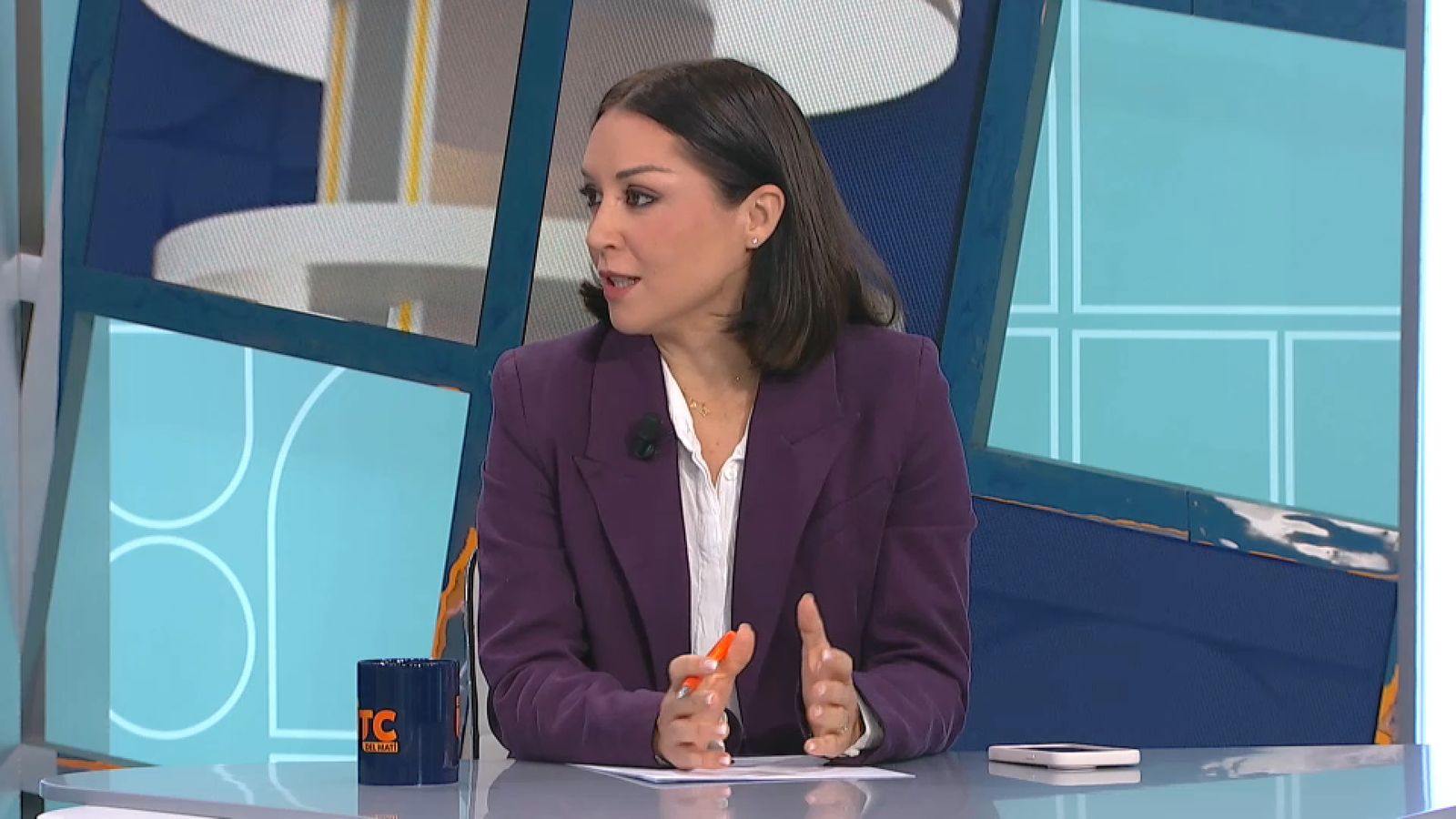 Sara Navarrete en 'Les notícies del matí