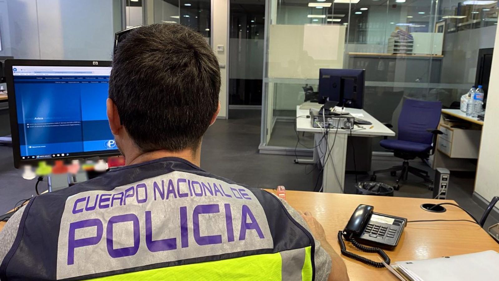 Agent del grup d'investigació de la Policia Nacional
