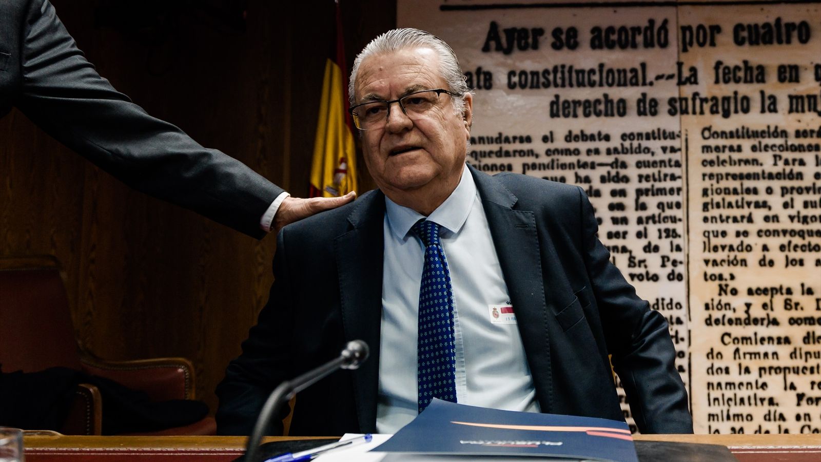 Julio Miguel Martínez Sola, en la comissió del cas Koldo al Senat