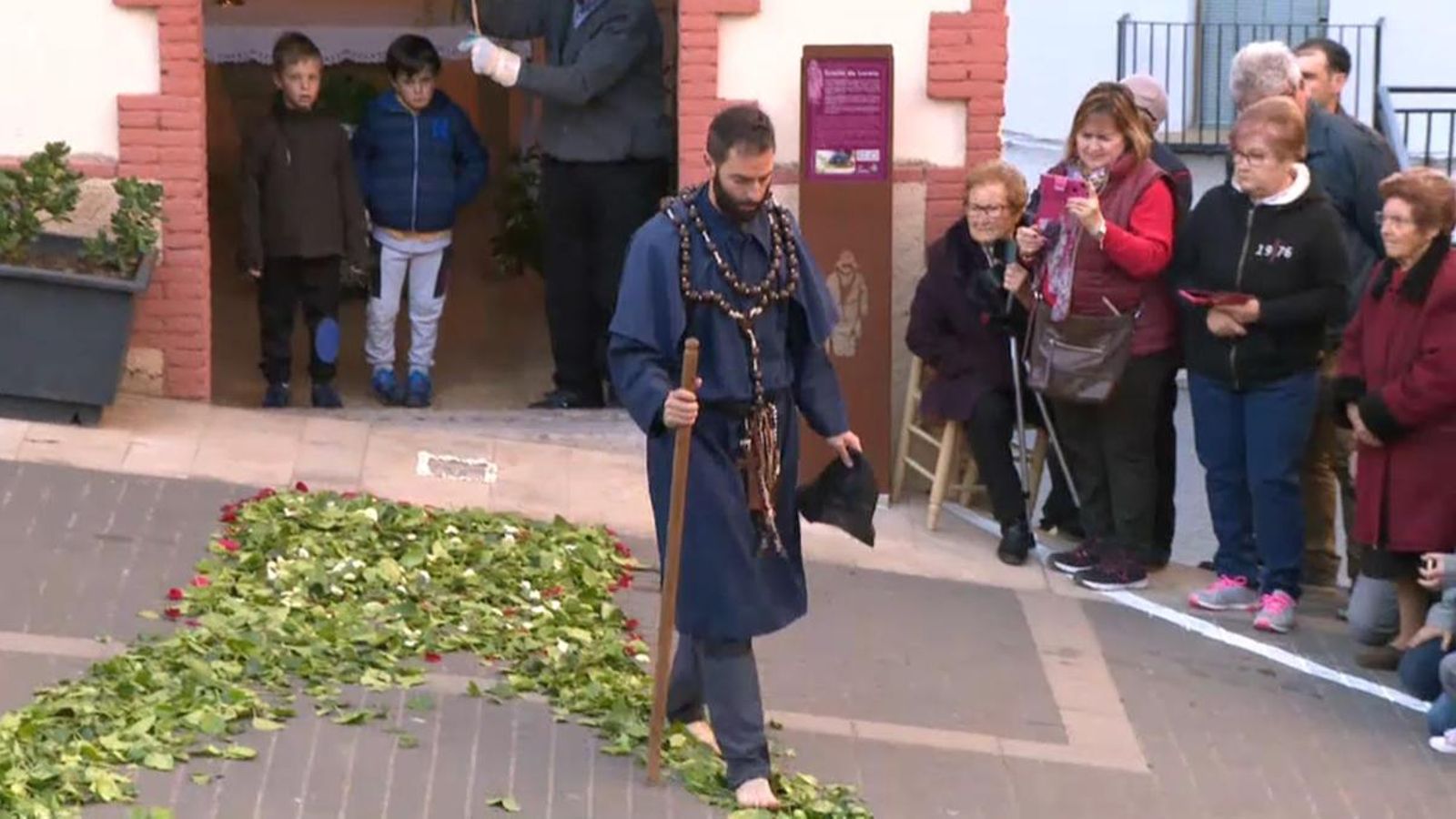Imatge d'arxiu de l'eixida dels Pelegrins de les Useres