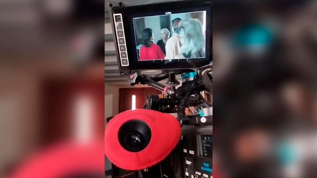 Imatge del rodatge de 'La buena letra' Imatge del rodatge de 'La buena letra'