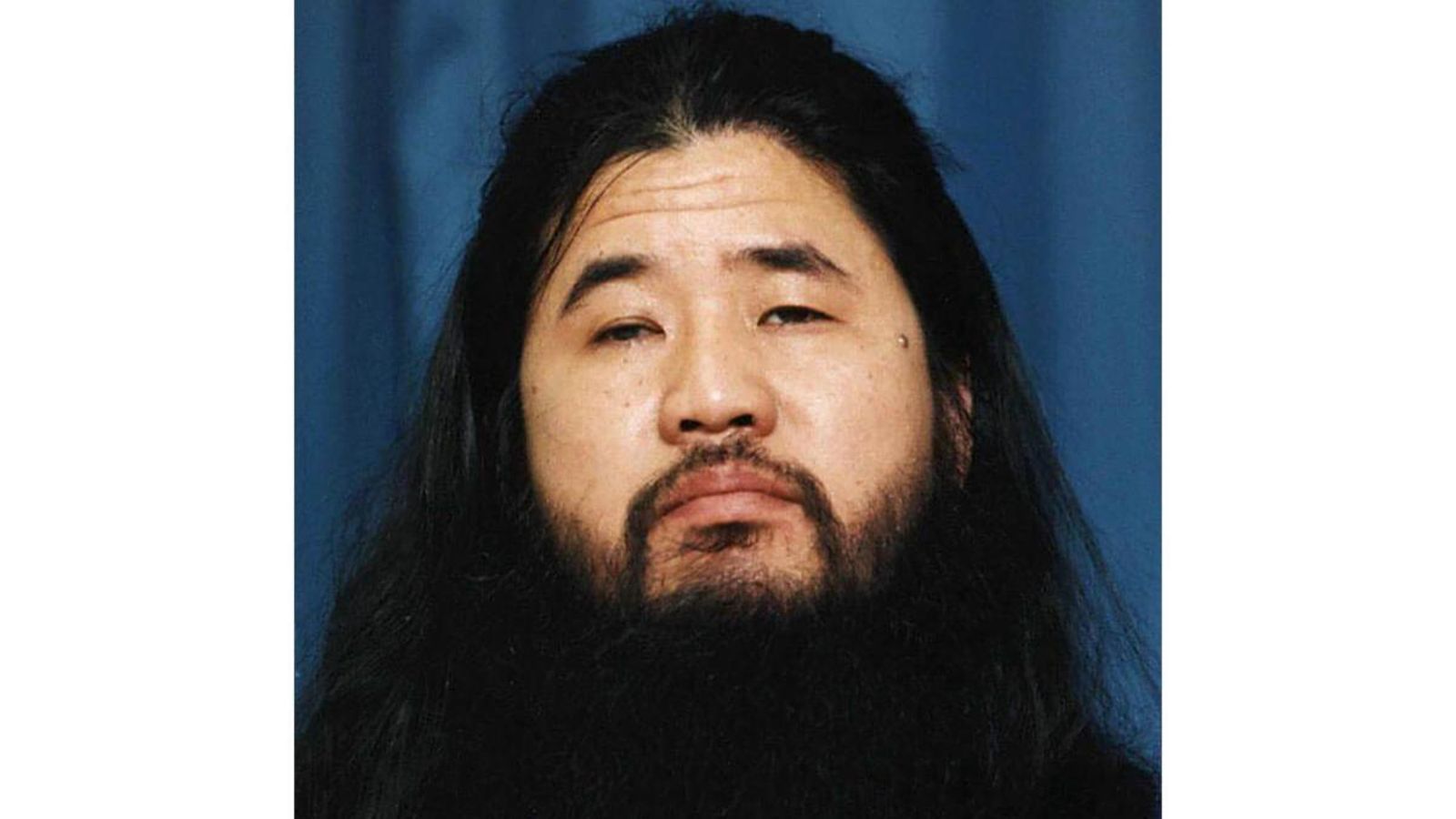 Shoko Asahara, líder de la secta Veritat Suprema, en una imatge d'arxiu