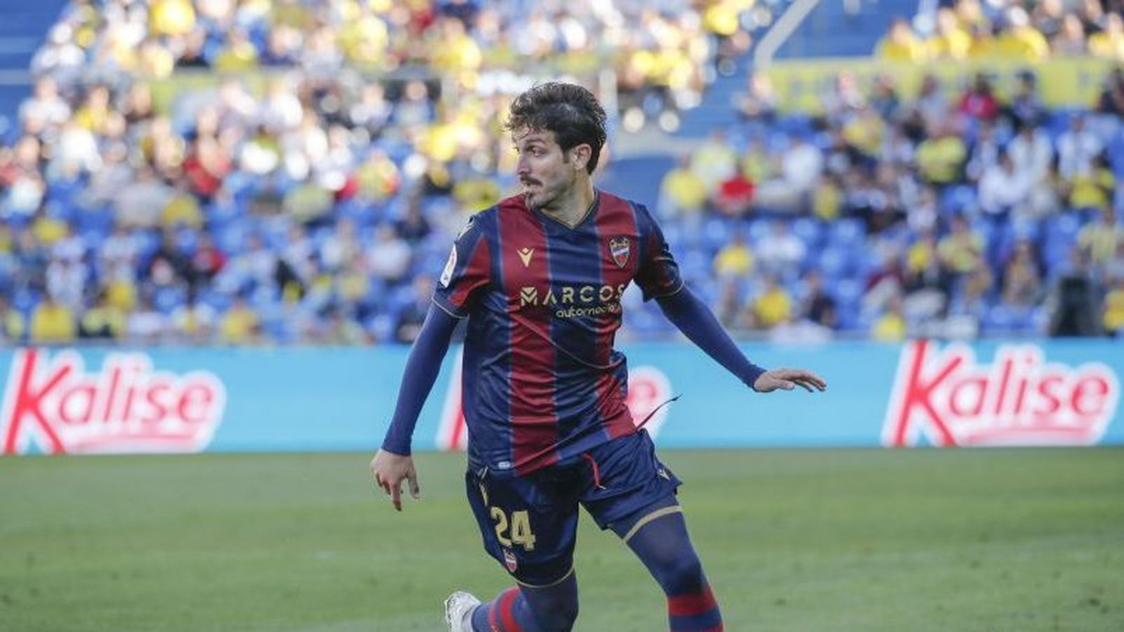 Campaña durant el partit contra Las Palmas