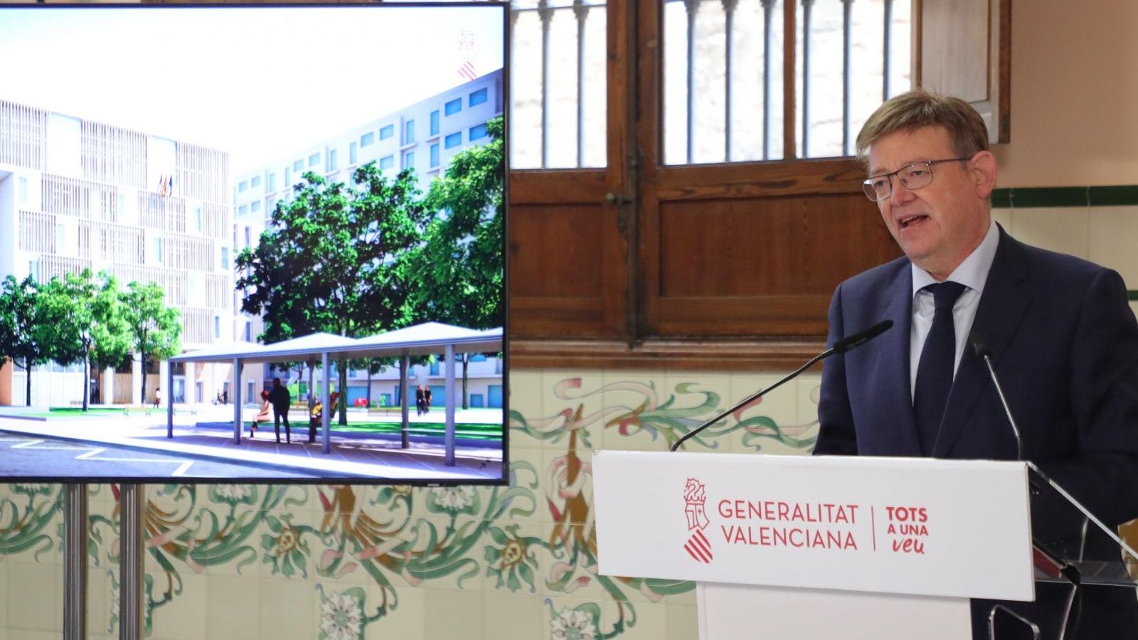 Ximo Puig ha presentat aquest dijous a Castelló de la Plana el projecte definitiu de l'edifici Borrull Ximo Puig ha presentat aquest dijous en Castelló de la Plana el projecte definitiu de l'edifici Borrull