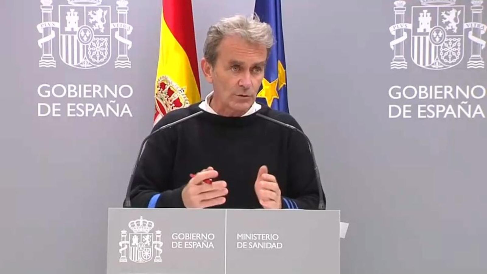 Simón, aquest dijous, en roda de premsa.