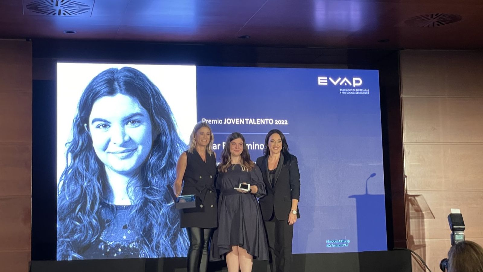 El premi EVAP Jove Talent ha reconegut el treball de Pilar Baldominos