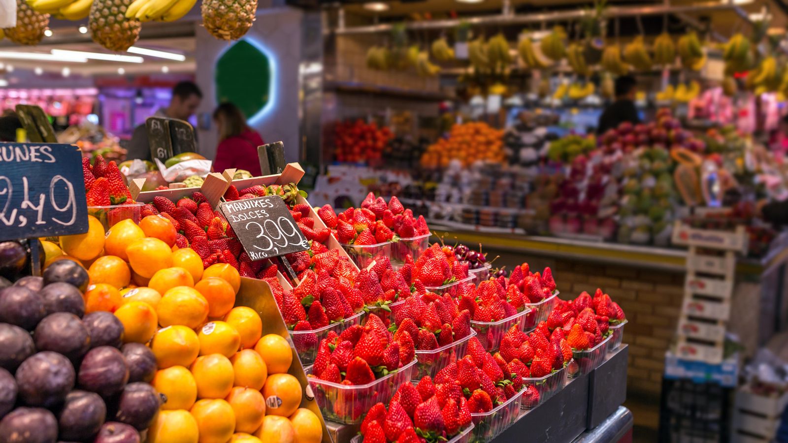 Paradeta d'un mercat municipal en una imatge d'arxiu