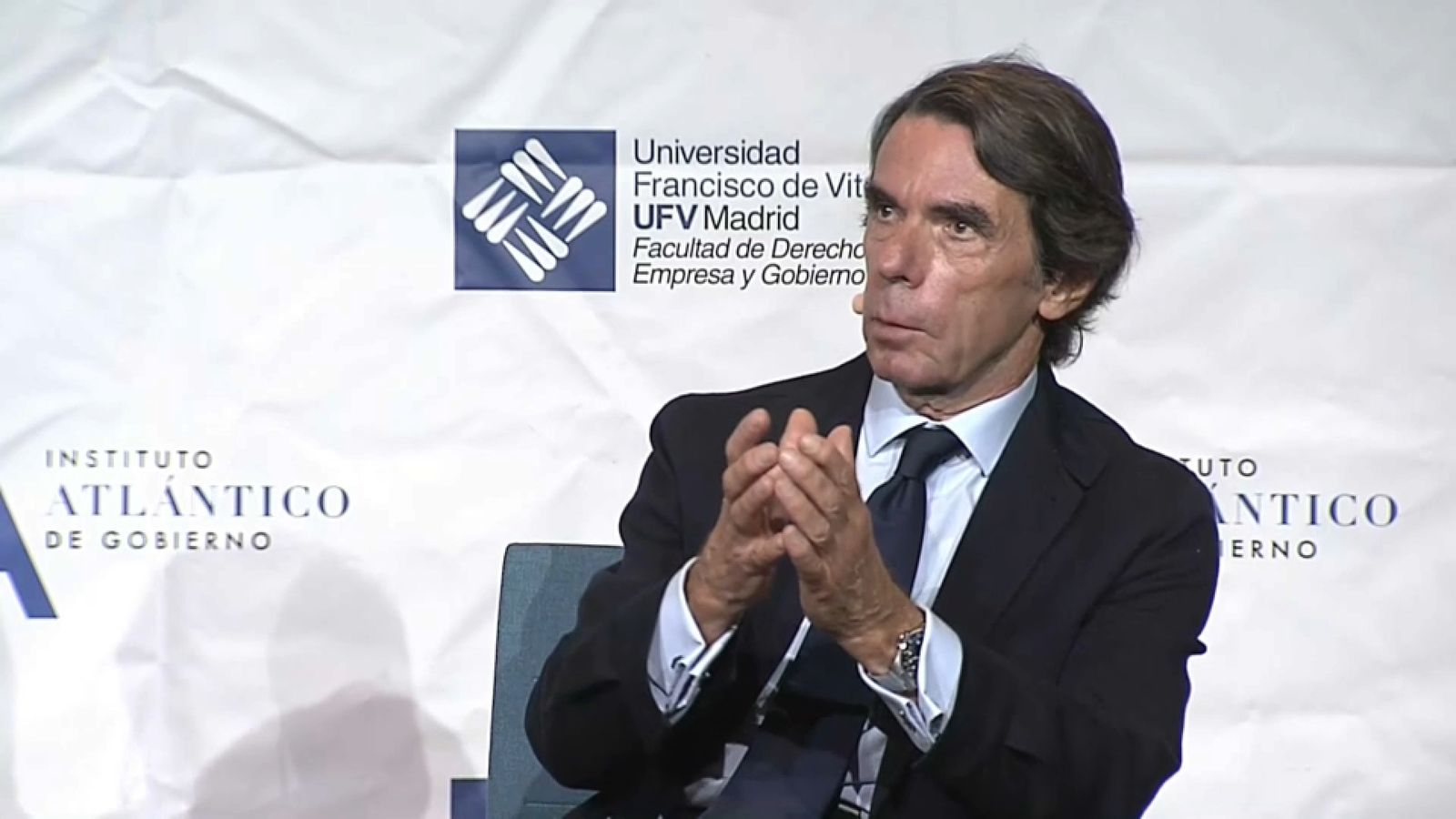 José María Aznar aquest dijous a Madrid