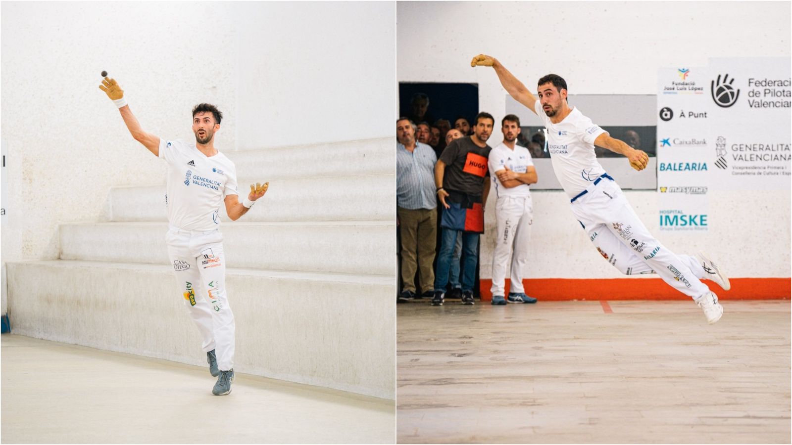 Marc i Giner, durant una partida