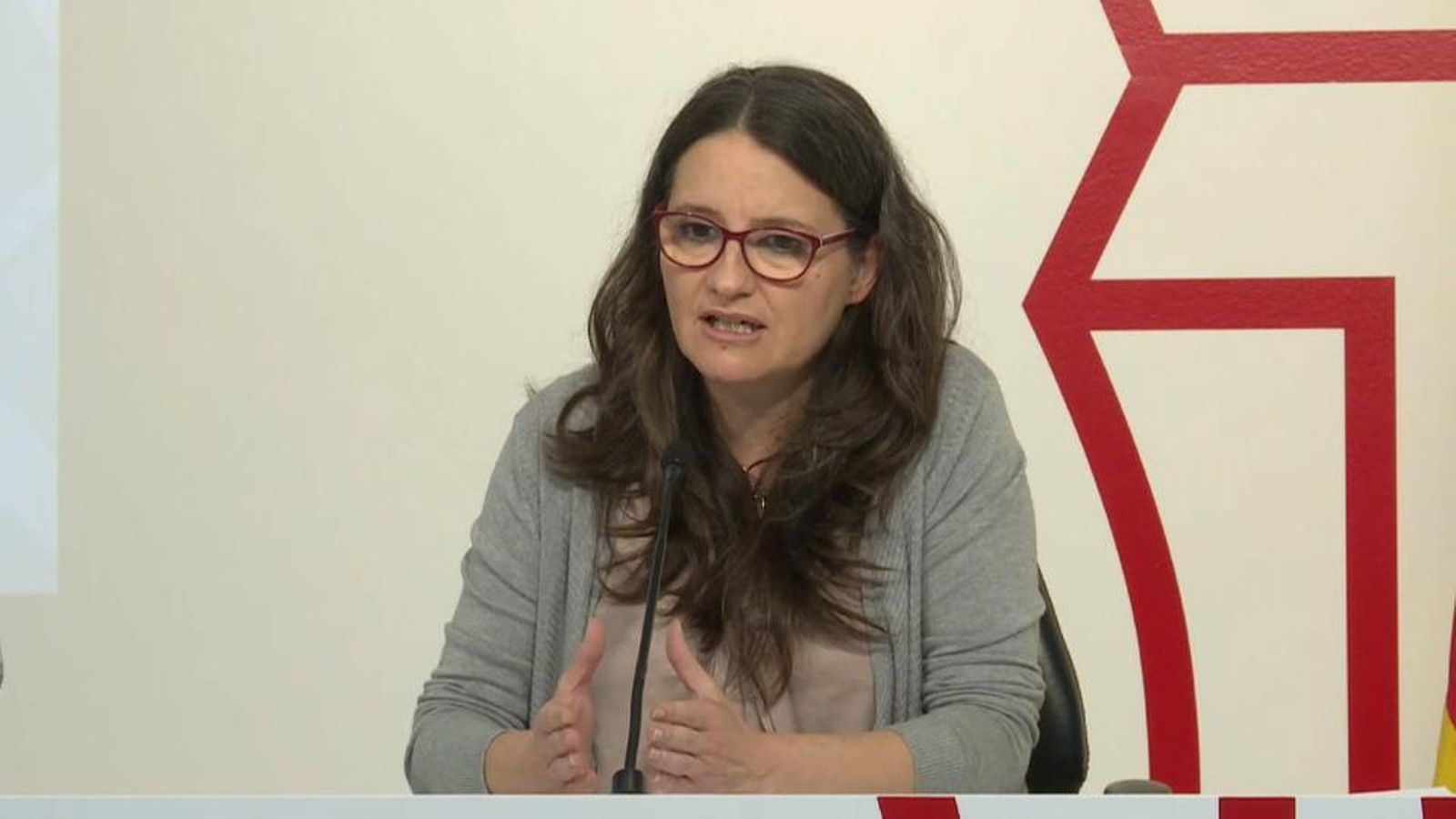 La vicepresidenta Oltra, aquest divendres