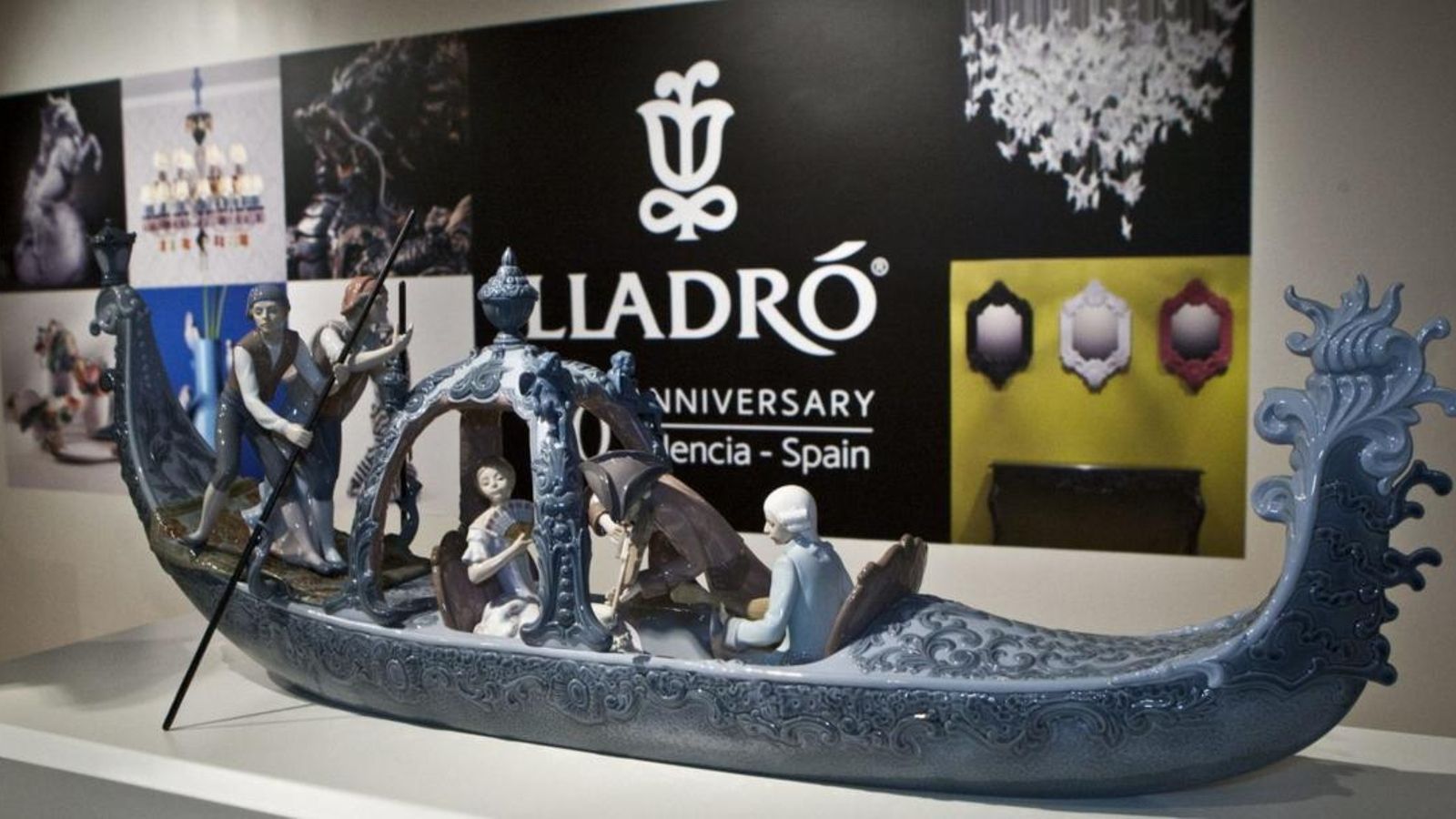 Una de les peces exposades en l'acte de celebració del 60 aniversari de la signatura espanyola Lladró. (EFE)