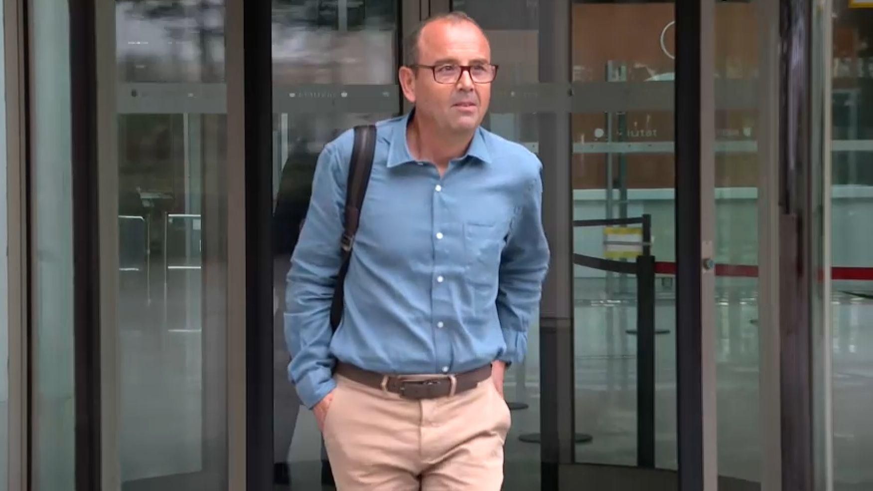 José Ángel Núñez, cap de l'Aemet a la Comunitat Valenciana, en eixir de declarar al jutjat José Ángel Núñez, cap de l'Aemet a la Comunitat Valenciana, en eixir de declarar al jutjat